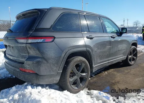 2025 Jeep Grand Cherokee Limited 4X4 from USA, damaged, VIN 1C4RJHBG8S8630804